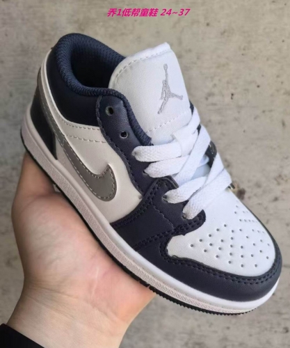 Jordan 1 Low Top Kids Shoes 6033 Child