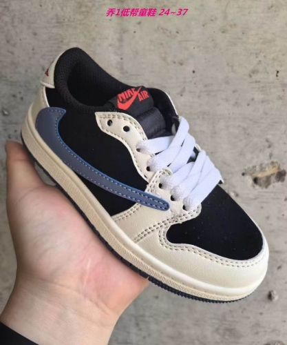 Jordan 1 Low Top Kids Shoes 6035 Child