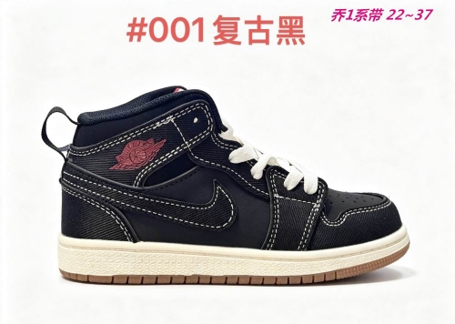 Air Jordan 1 Kids Shoes 6128 Child