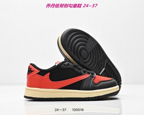 Jordan 1 Low Top Kids Shoes 6023 Child