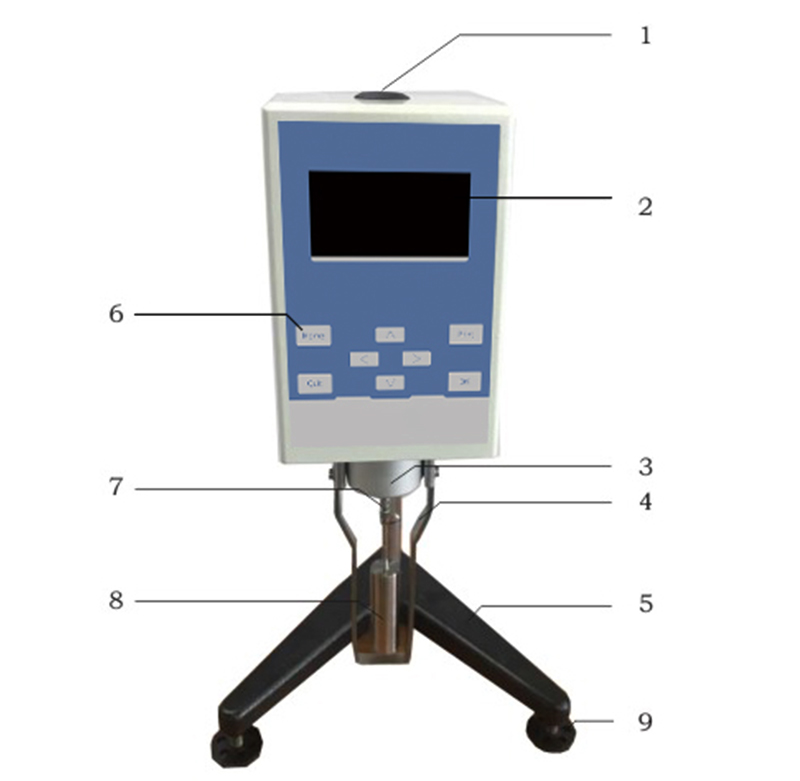 Laboratory Digital Display Rotary Viscosity Meter Slurry