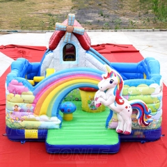 Unicorn Inflatable toddler town