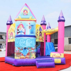 5 in 1 3d princess collection inflatable bounce house for sale