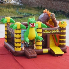 Dino park bouncy castle w/ slide