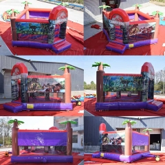 commercial inflatable jurassk park dinosaur bounce house