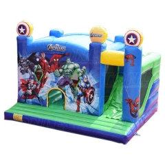 avengers inflatable bouncer w/ slide