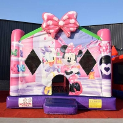 inflatable minnie mouse bounce house jumper castle with slide for sale