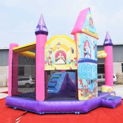 5 in 1 3d princess collection inflatable bounce house for sale