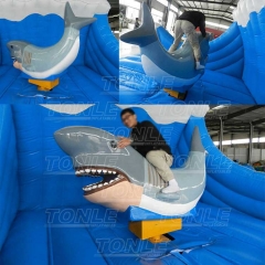 mechanical rodeo shark ride