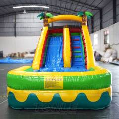 tropical water slide