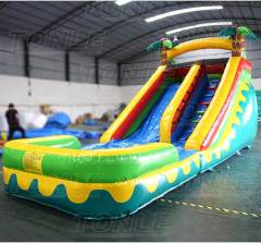 tropical water slide
