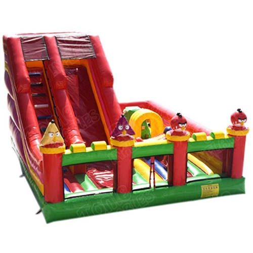 Angry birds inflatable playground