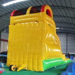 yellow water slide