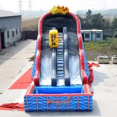 roller coaster inflatable slide
