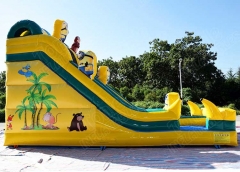 minion inflatable waterslide