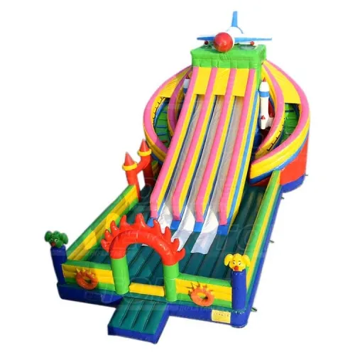 spaceship inflatable slide