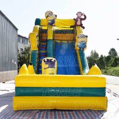 minion inflatable waterslide