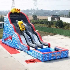 roller coaster inflatable slide