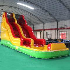 yellow water slide