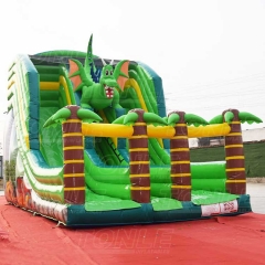 inflatable dinosaur slide