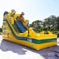 minion inflatable waterslide
