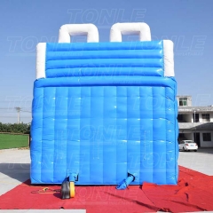 double lane tube water slide