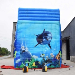 seaworld inflatable water slide