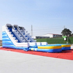 double lane tube water slide