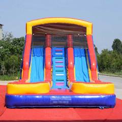 dual lane water slide