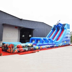 seaworld inflatable water slide