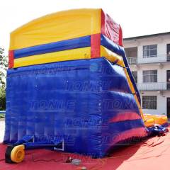 dual lane water slide