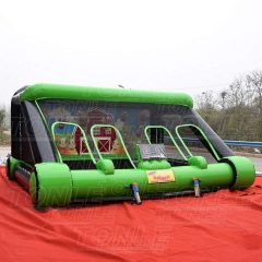 Inflatable shooting gallery with IPS system
