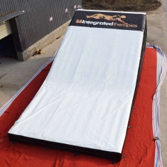 Inflatable landing ramp air bag for skiing