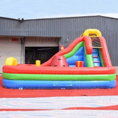 rainbow inflatable playland