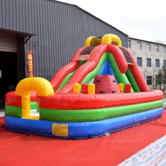 rainbow inflatable playland