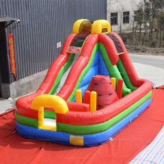 rainbow inflatable playland