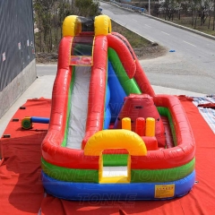 rainbow inflatable playland