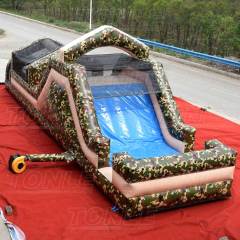 inflatable army obstacle course