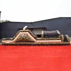 inflatable army obstacle course