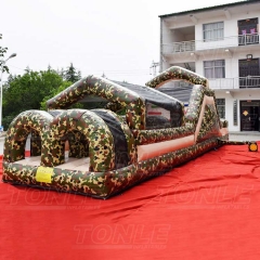 inflatable army obstacle course