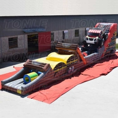 monster truck inflatable obstacle