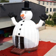 snowman bouncy castle