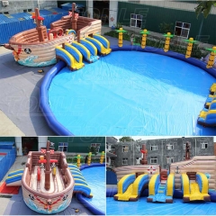 pirate ship mobile water pool park