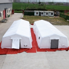 custom large white inflatable medical tent