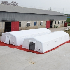 custom large white inflatable medical tent