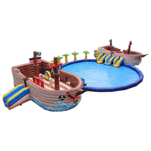 pirate ship mobile water pool park