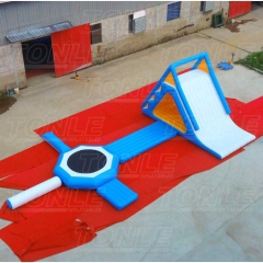 inflatable summit slide water park