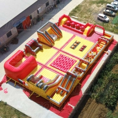 30*20m large indoor inflatable theme park