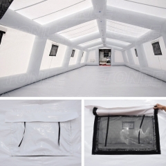 custom large white inflatable medical tent