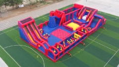 100*50ft large inflatable game park for india customer